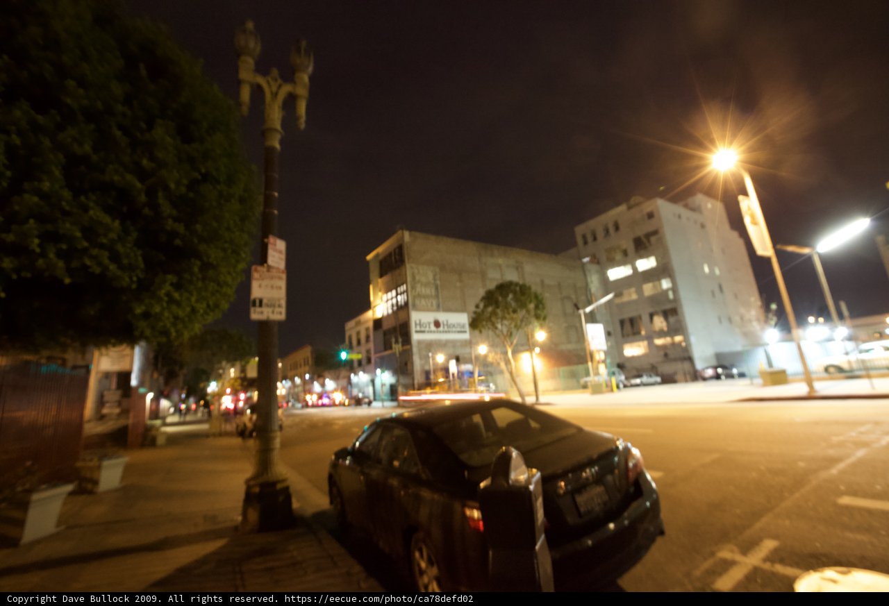 Parked Coupe on the Metropolis Street
