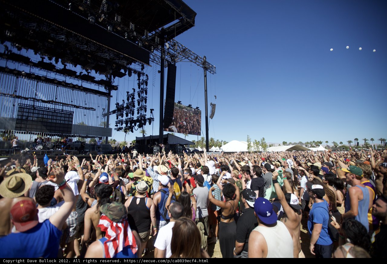 The Massive Crowd at the Coachella 2012 Music Festival