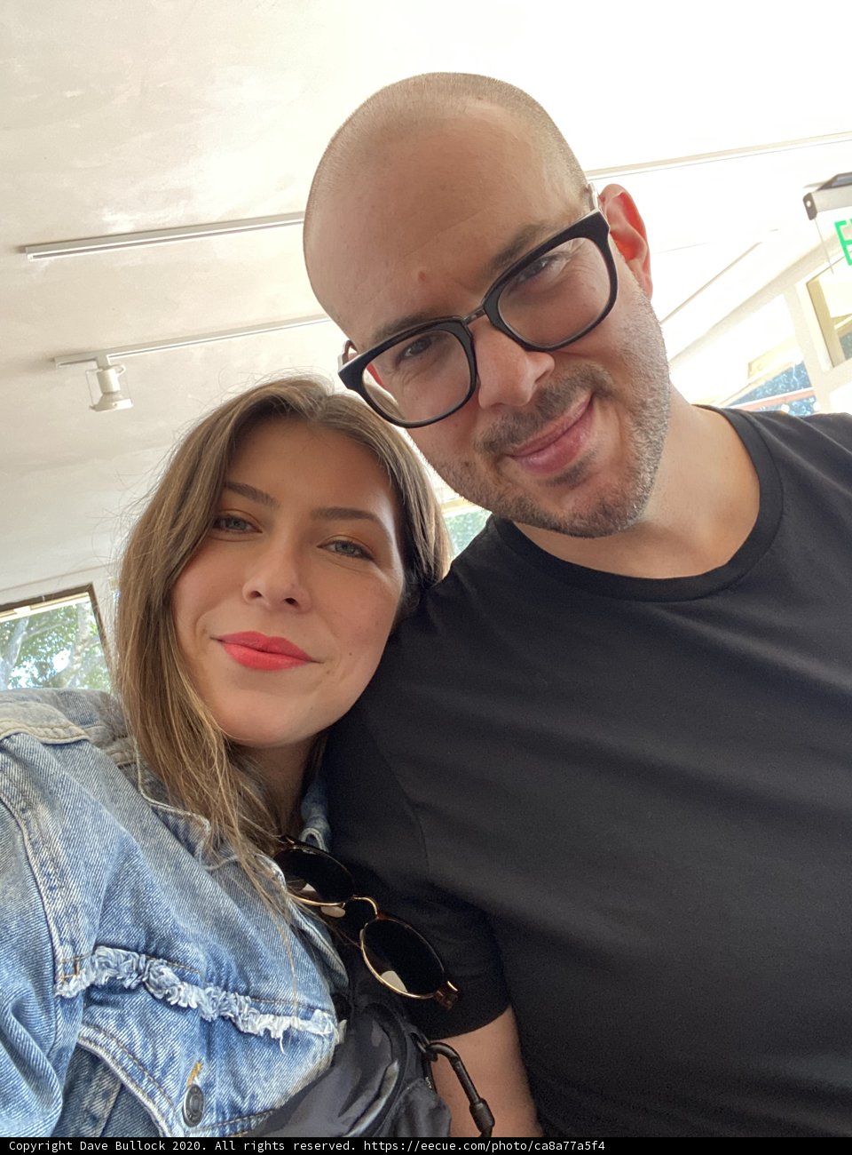 Smiling Couple Poses for a 2020 Selfie