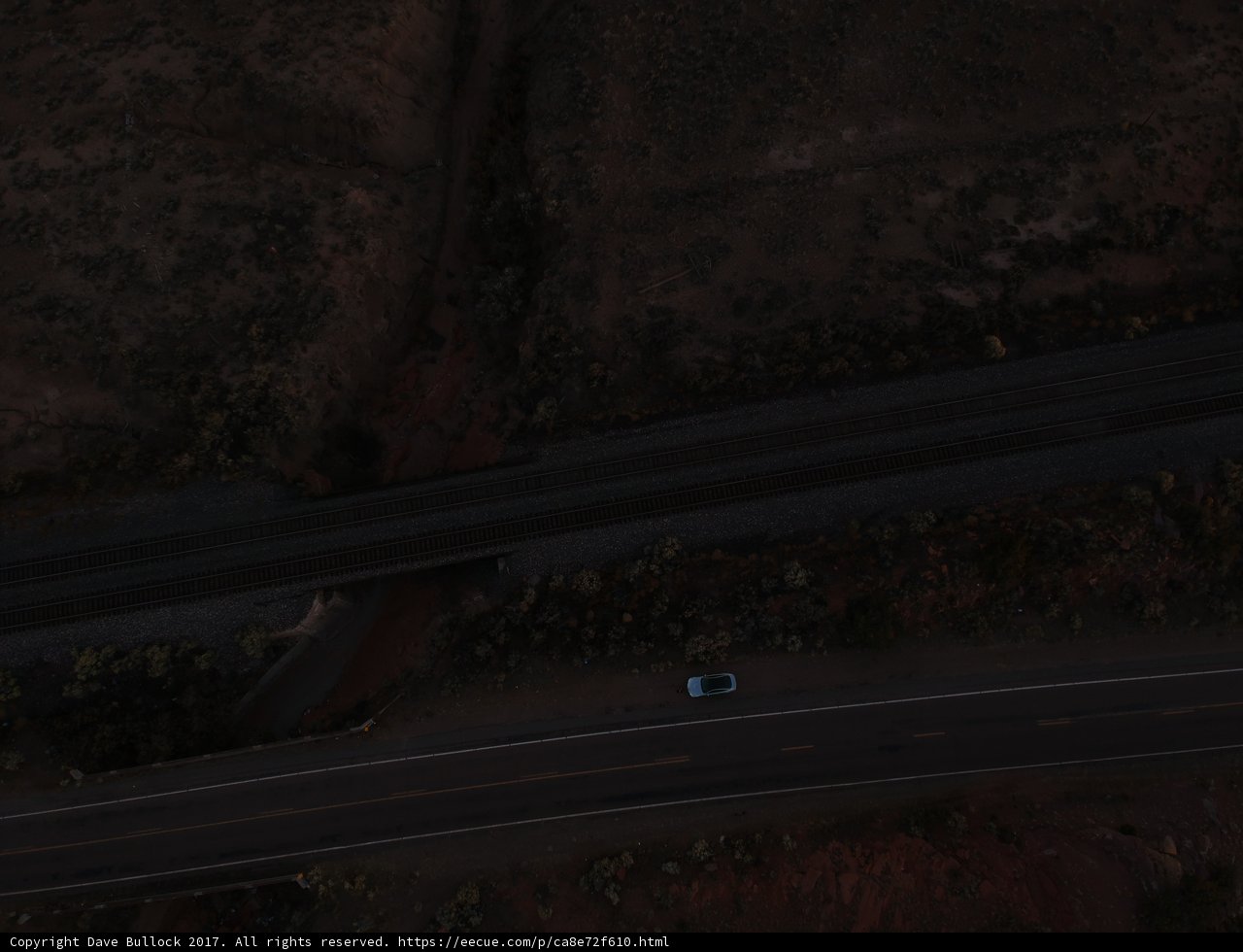 Night Drive on the Freeway