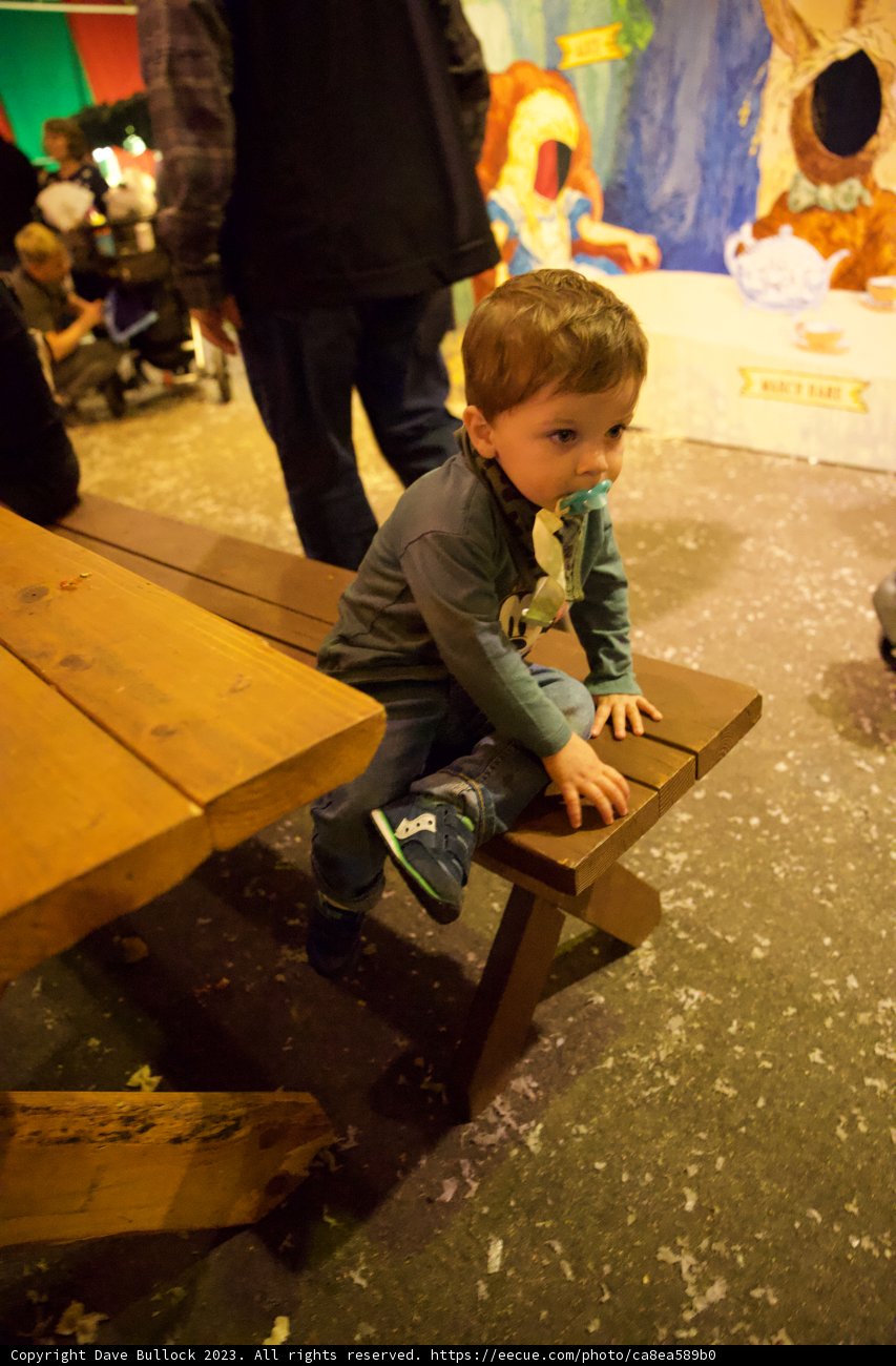 A Moment's Rest at the Dickens Christmas Fair, 2023