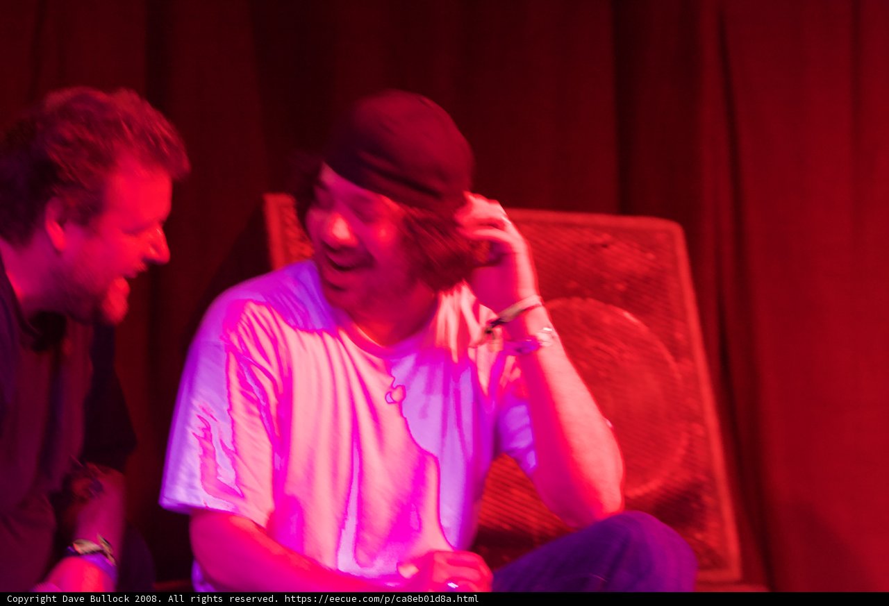 Two Men on Stage