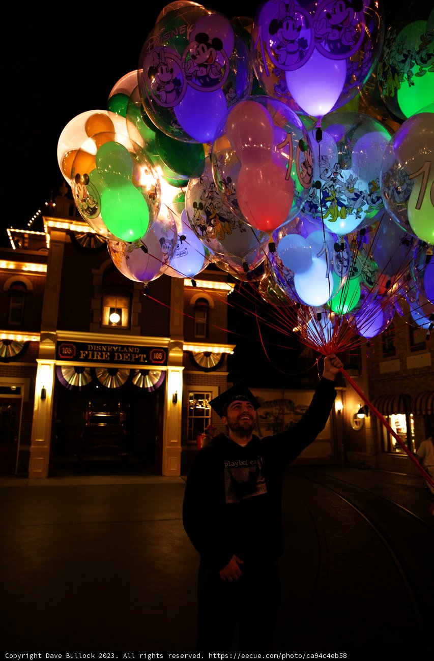 Nighttime Balloon Adventure at Disneyland