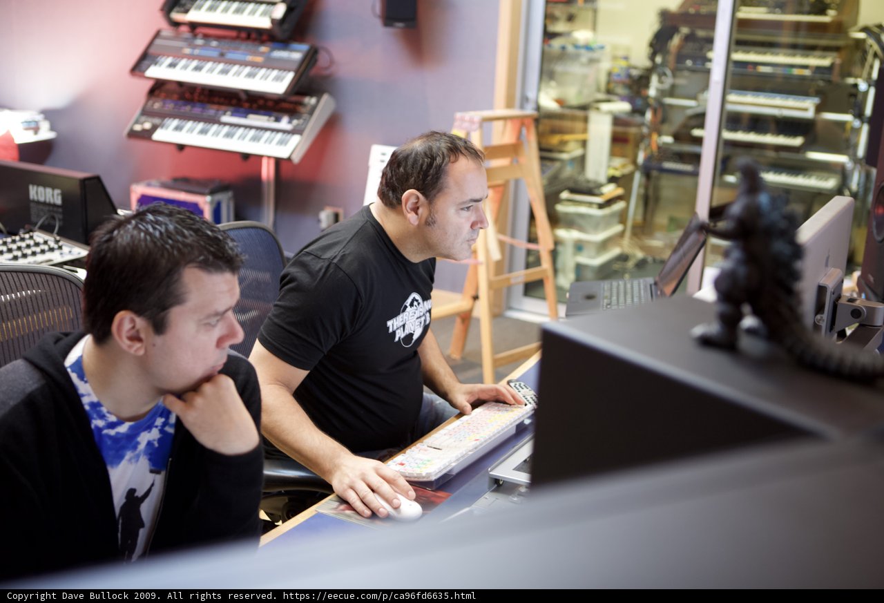 Recording Session with Crystal Method