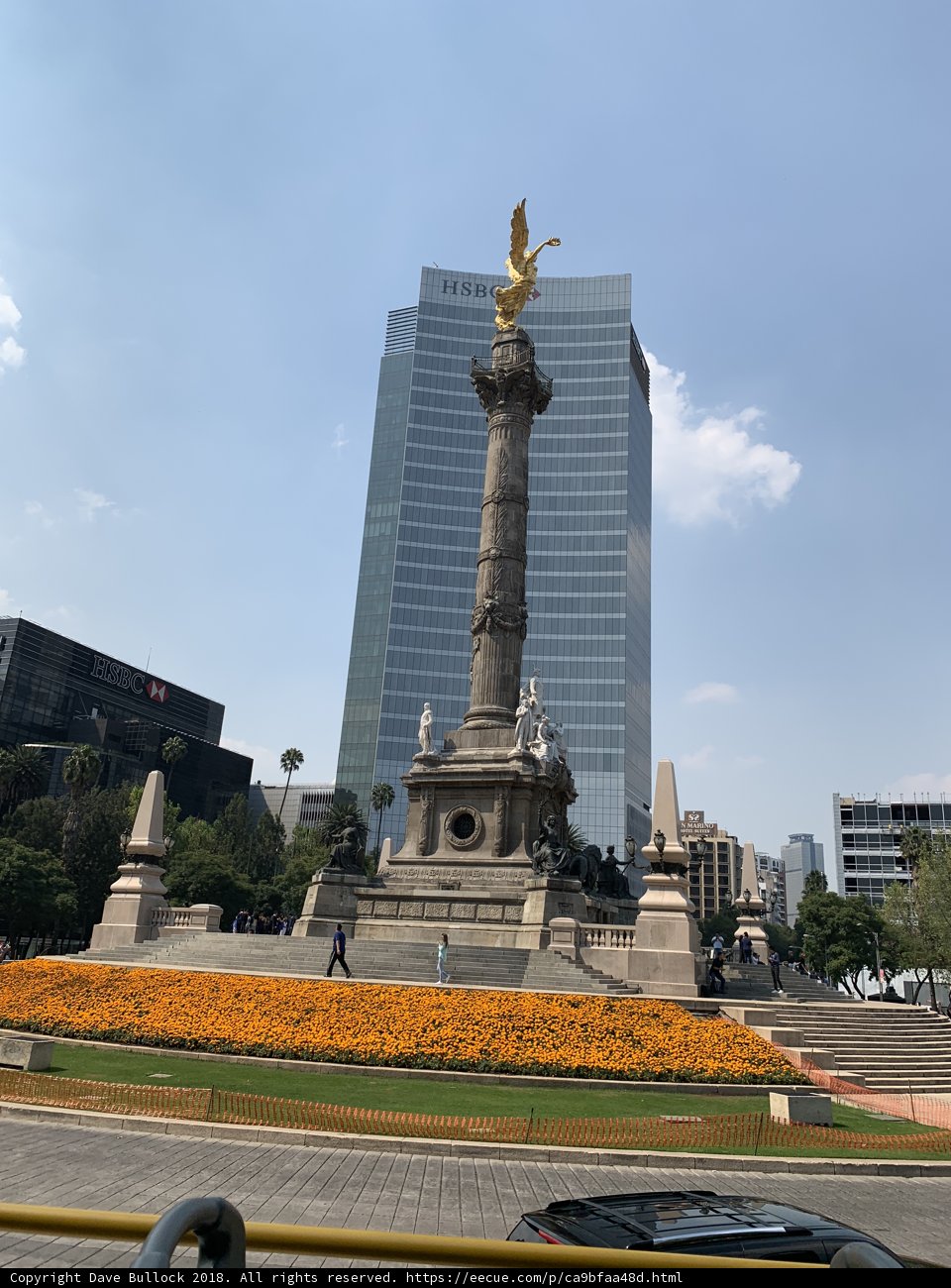 Monumental Bird on Top of an Office Building