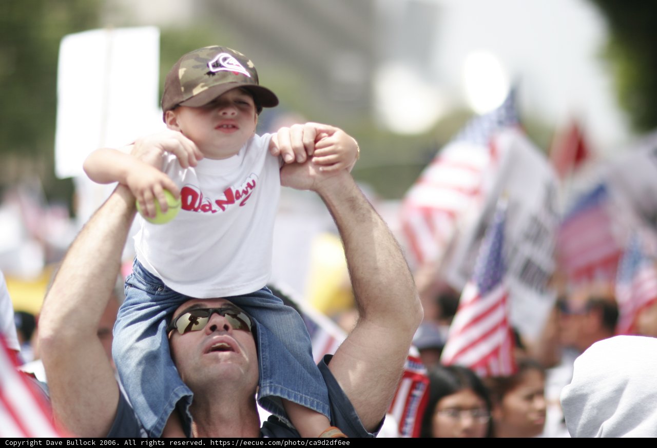 Father and Child in the Midst of a Game