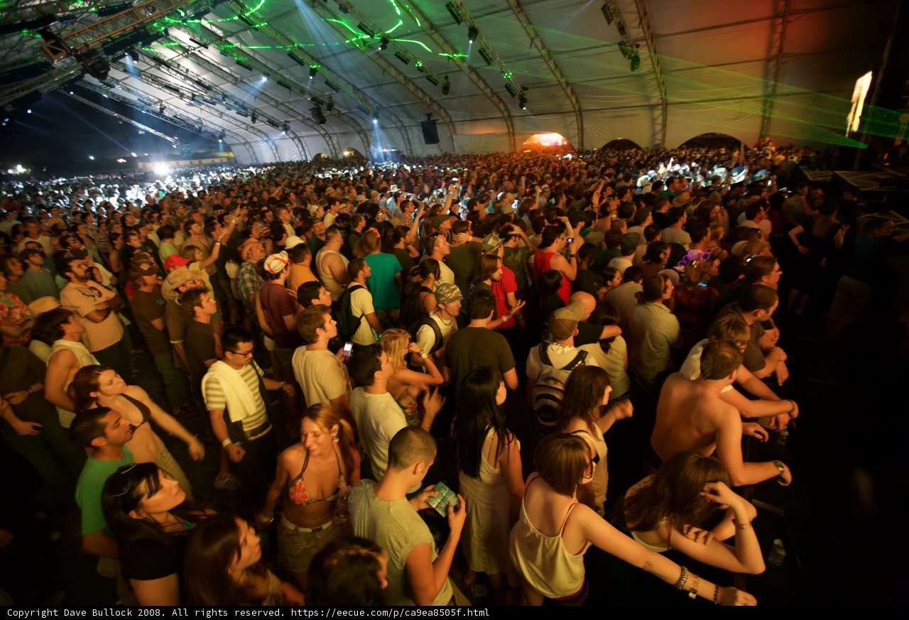 Coachella Music Festival Crowd