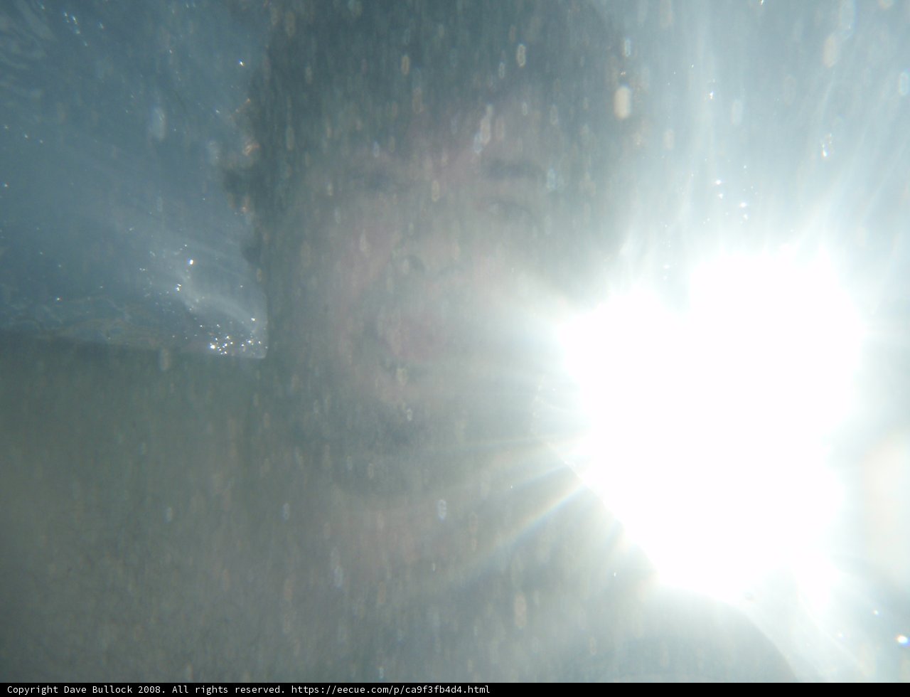 Sunlight Flare Underwater