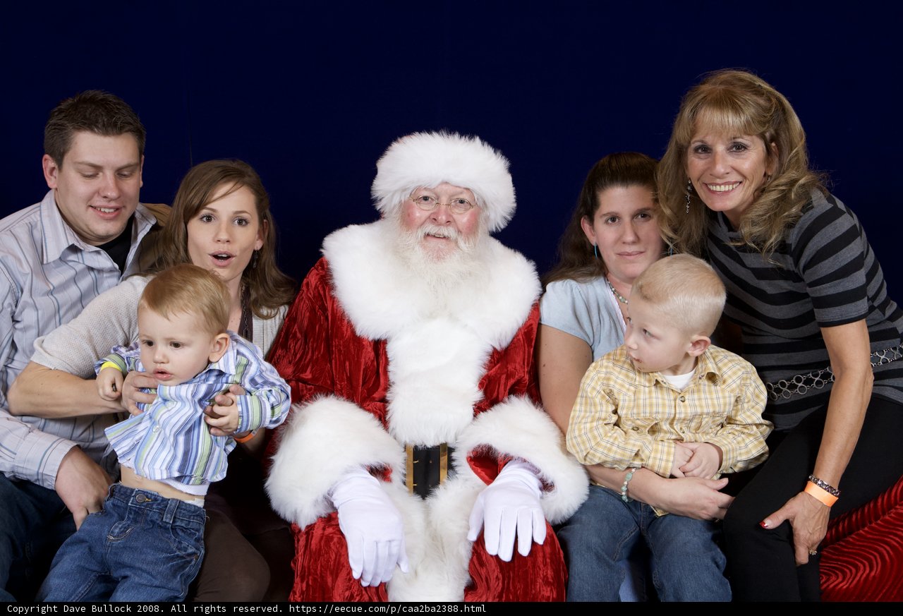 Christmas Cheer with Santa and Family