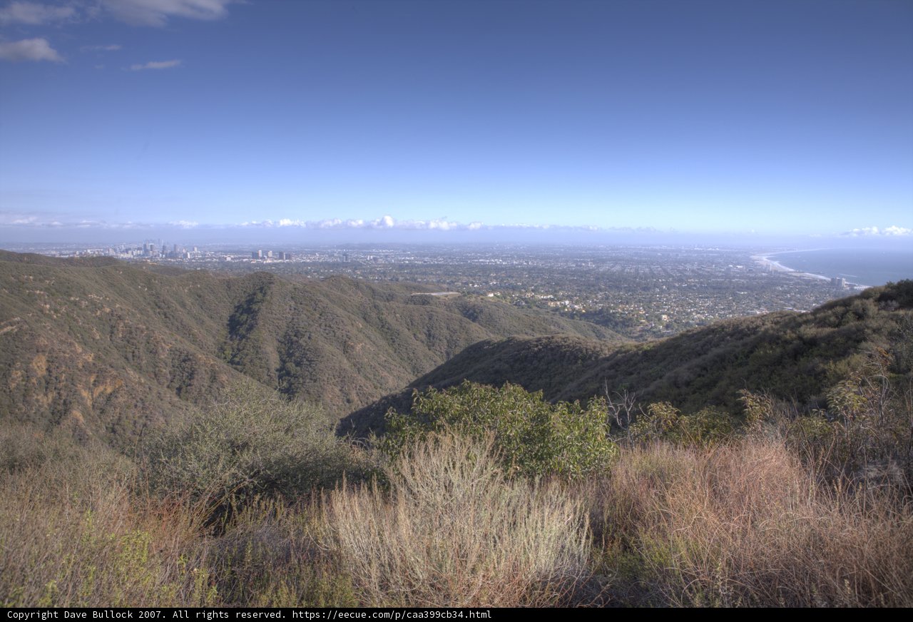 Serene City View from Hilltop
