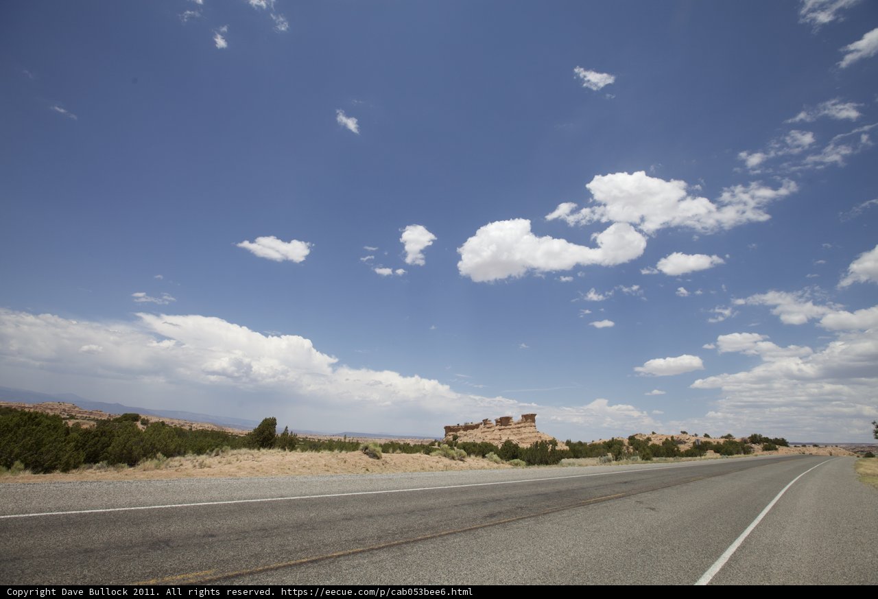 The Endless Highway Beneath the Cloudy Sky
