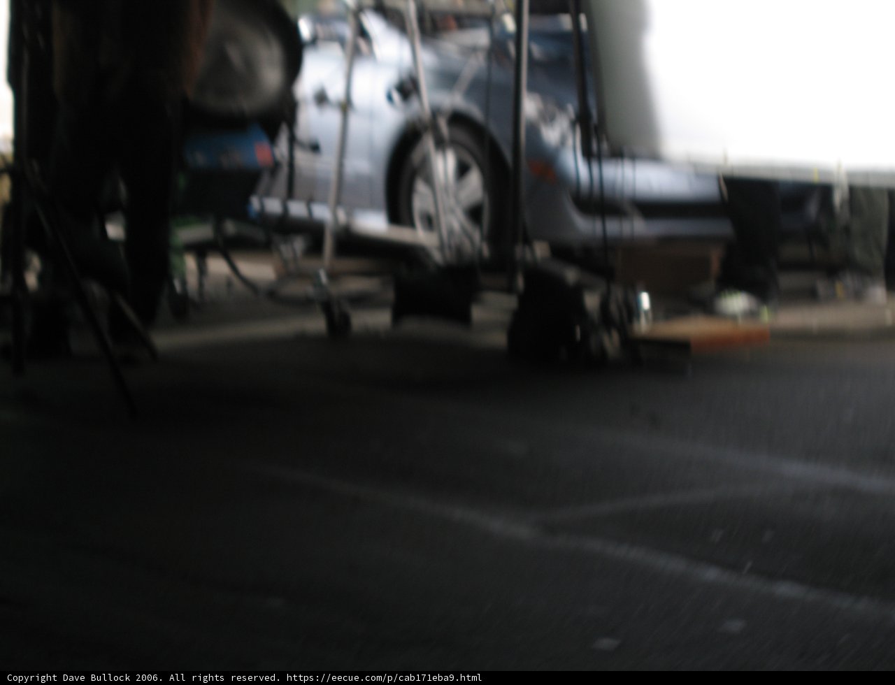 Parked Car with Alloy Wheels
