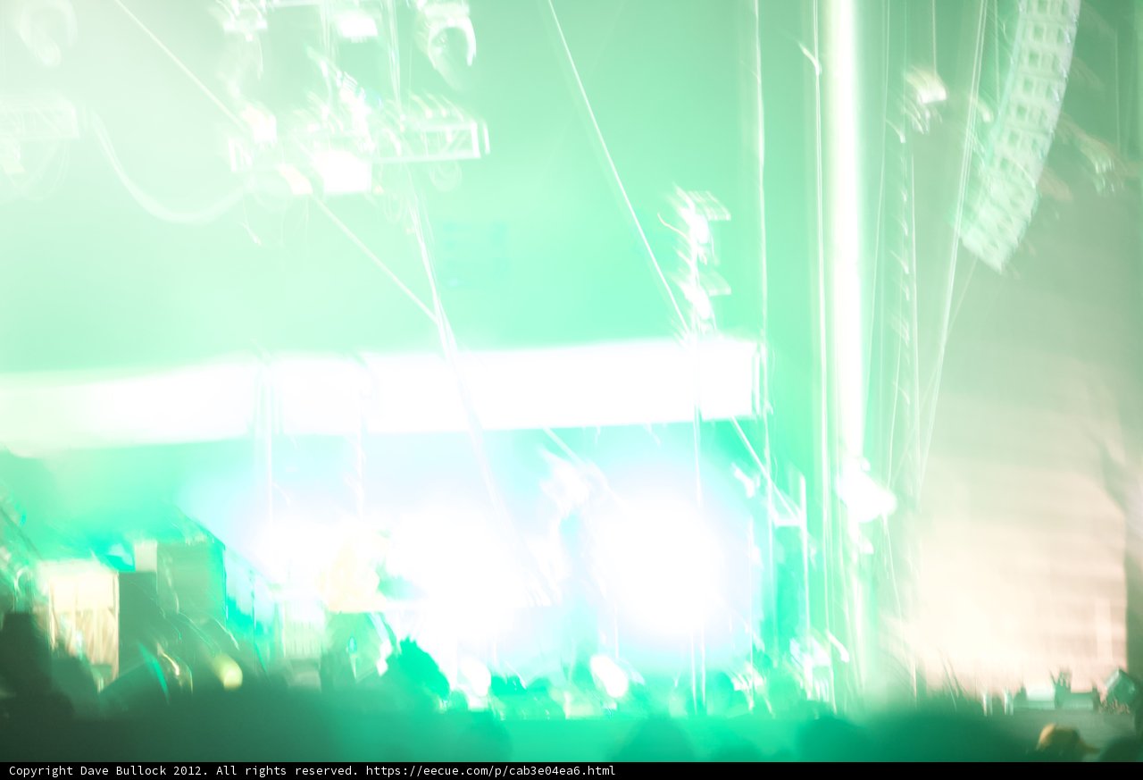 The Green Haze at the Rock Concert