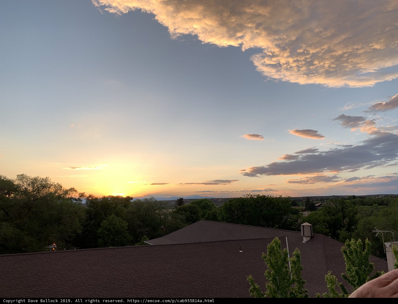 Rooftop Sunset in Santa Fe