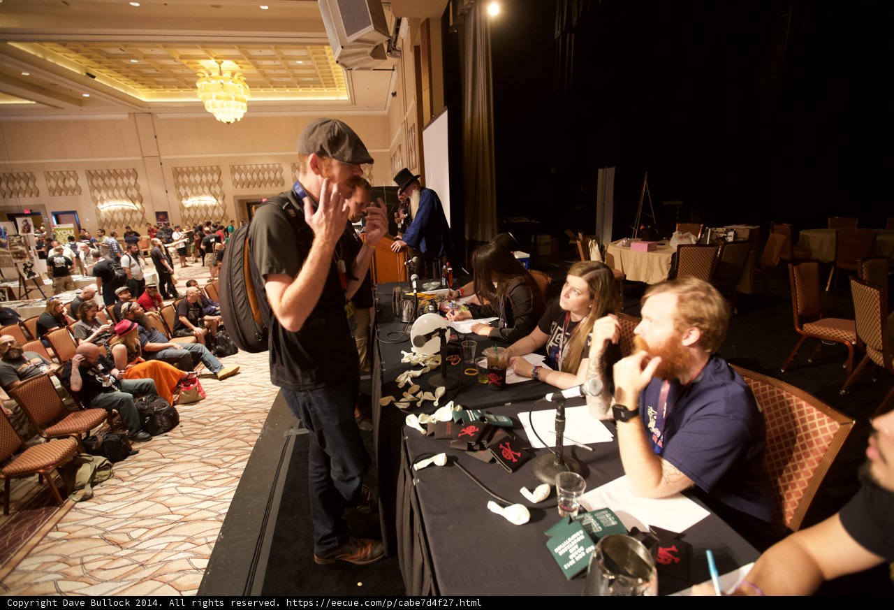 Serhiy Zhadan speaking at Defcon 22 press conference