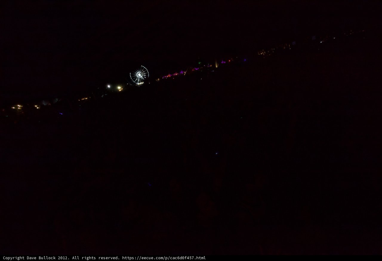 Spectacular Night Sky from Hilltop