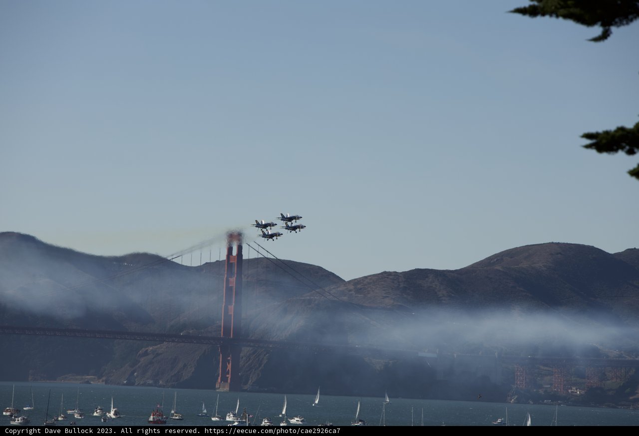 Soaring Squadrons Over San Francisco