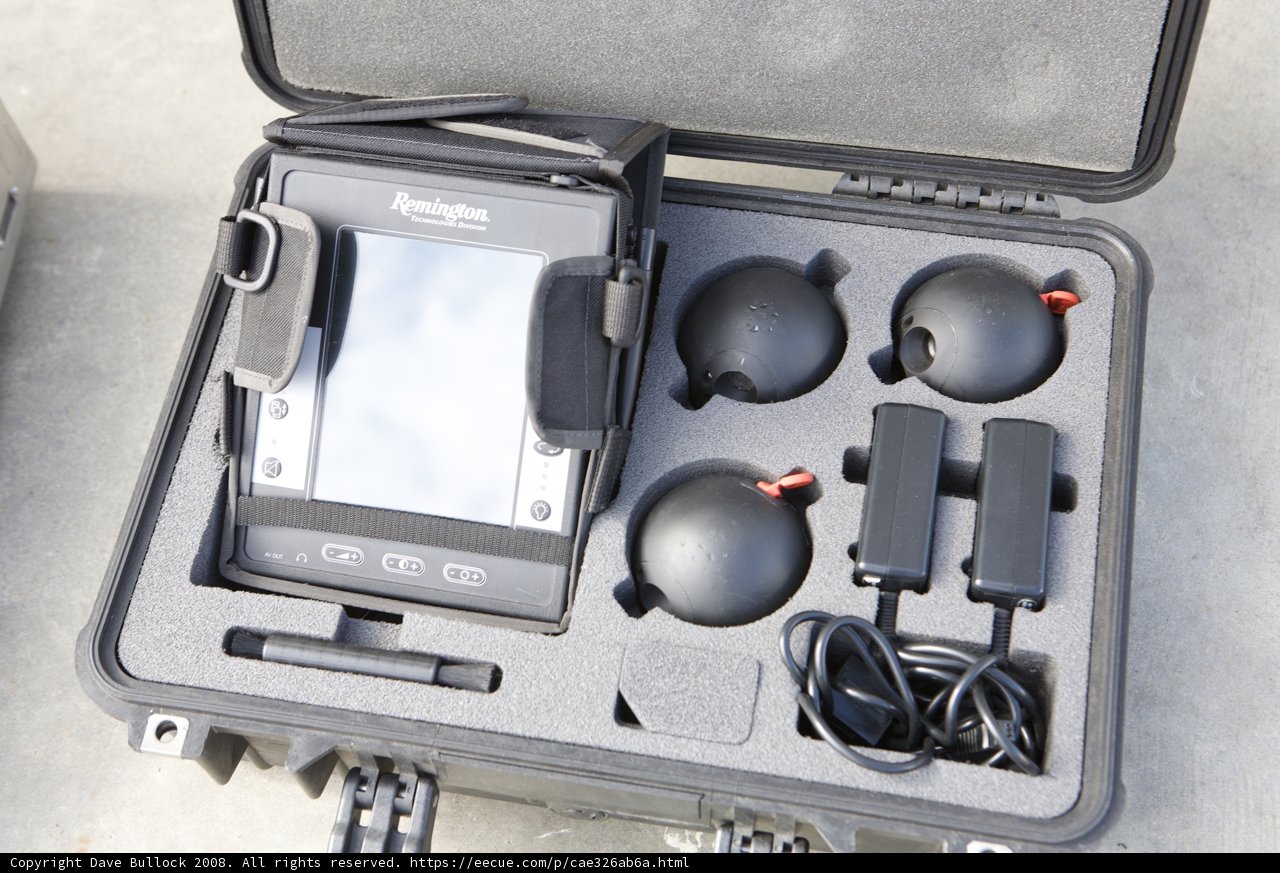 Electronics Travel Kit Caption: A case containing a tablet, headphones, and adapters for various devices, ready to take on the go.