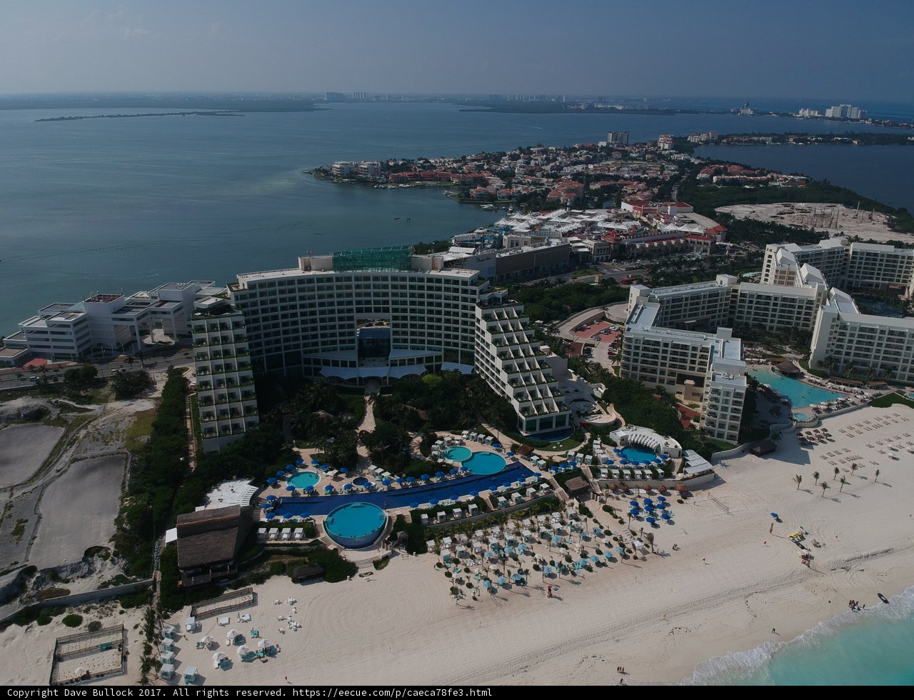 A Bird's Eye View of Cancun's Río de Nizuc Resort