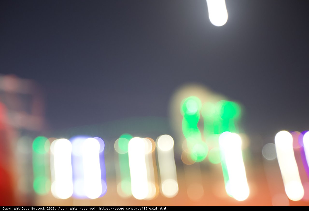 Blurred City Lights