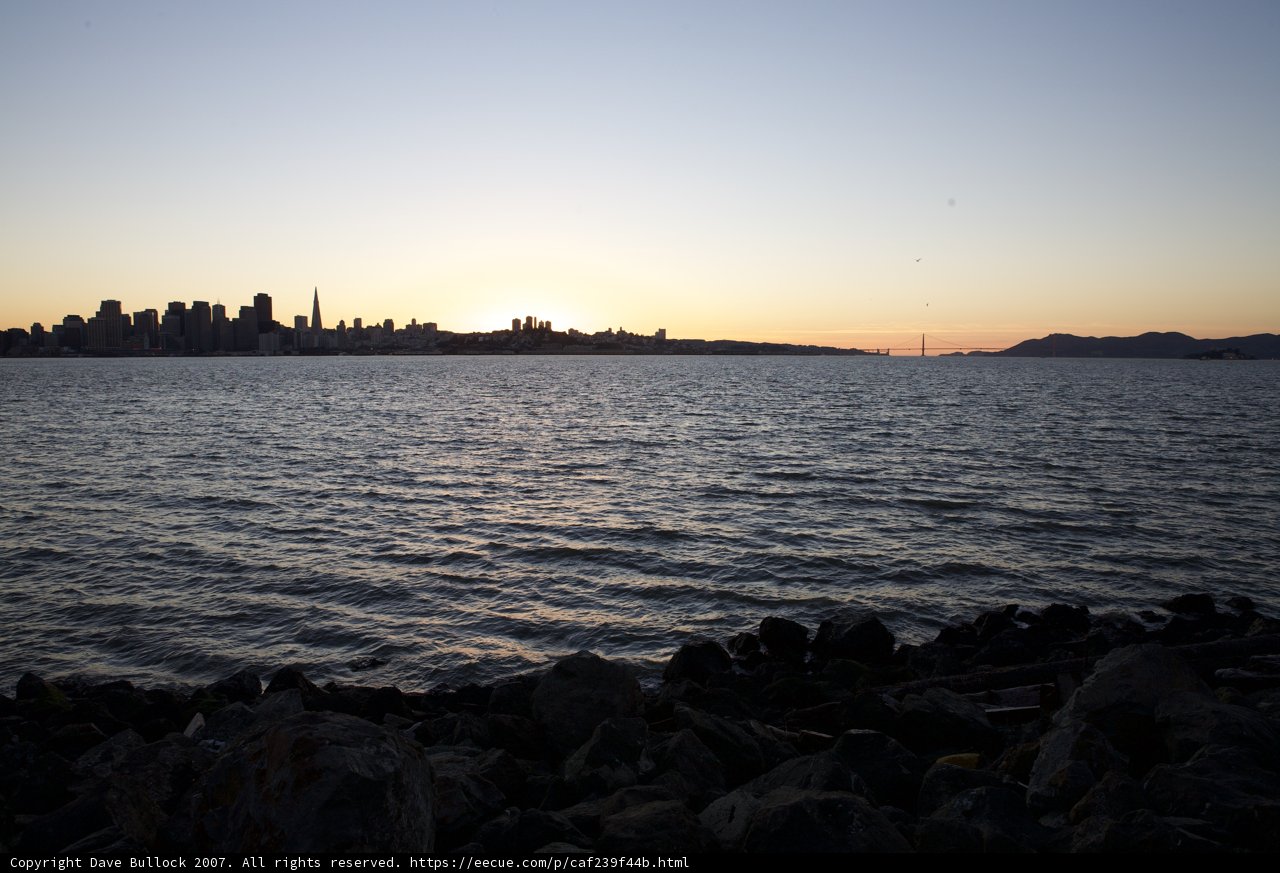City Scape at Sunset