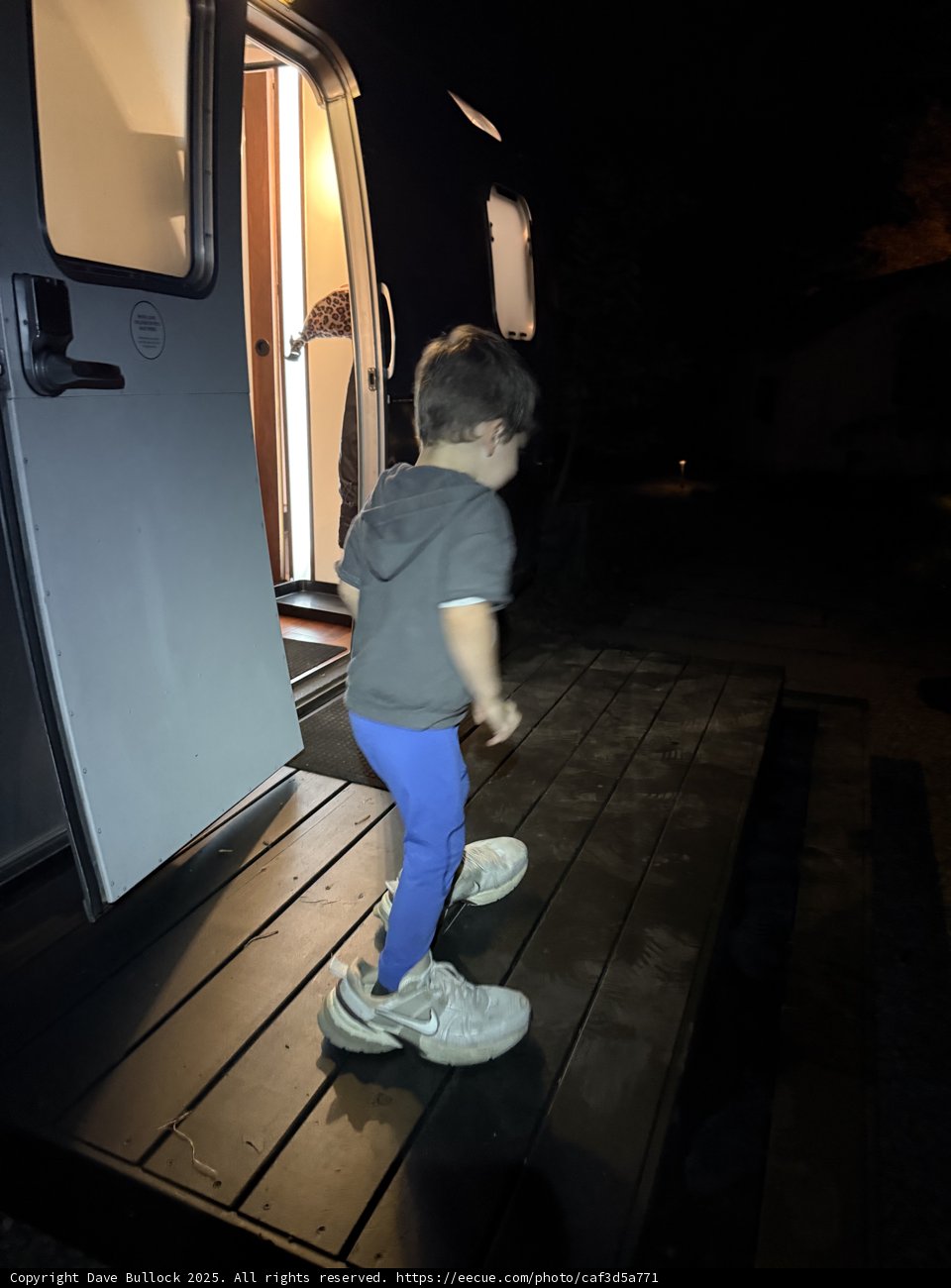 Nighttime Adventures in Big Shoes