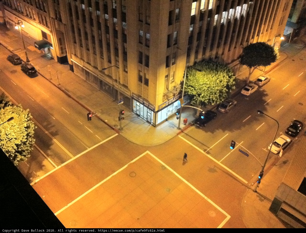 Nighttime View of an Urban Metropolis