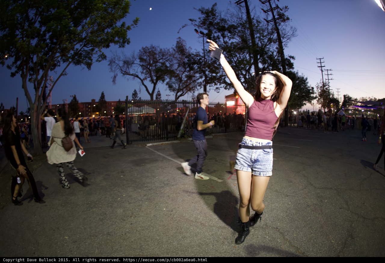 Dancing with Arms Up