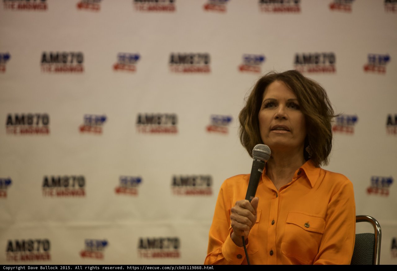 Michele Bachmann Addresses the Crowd