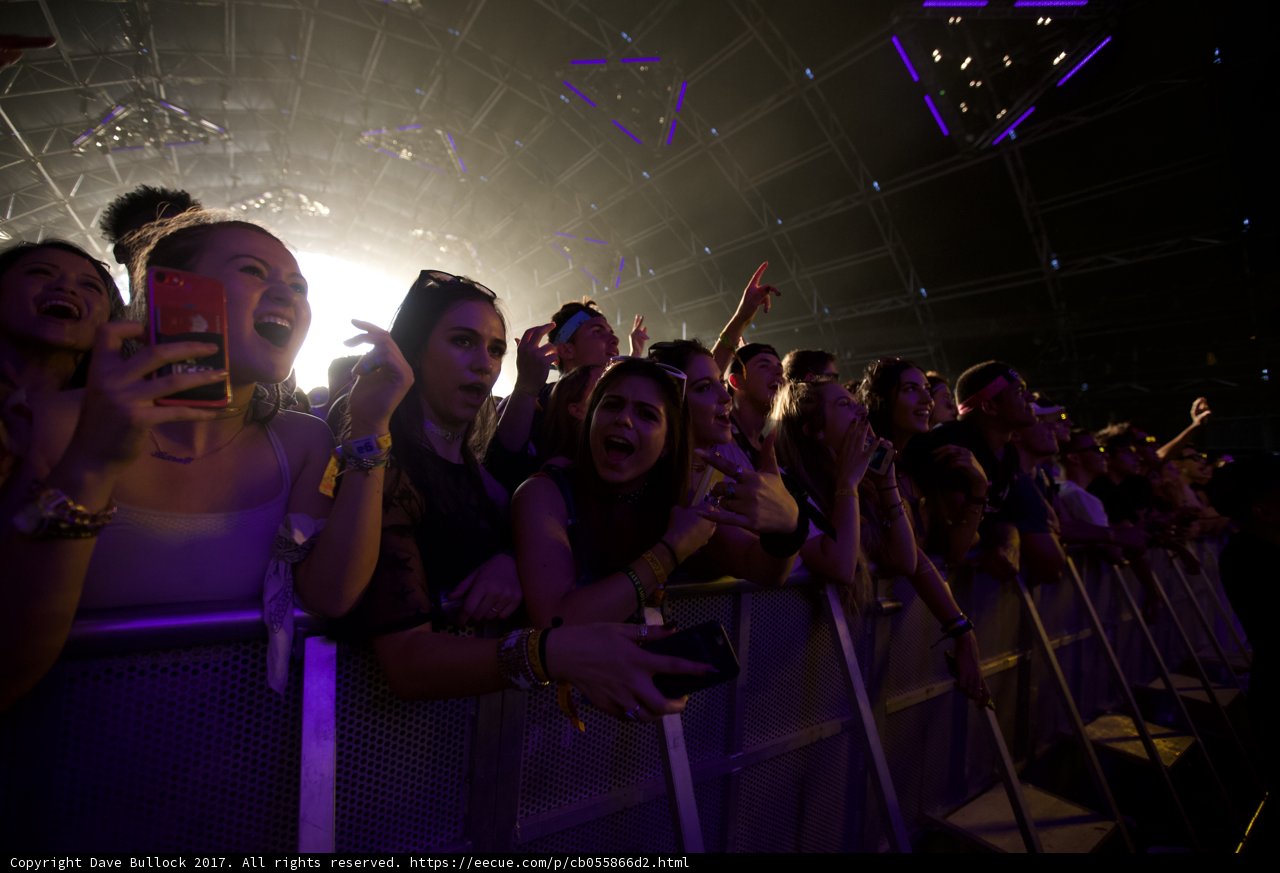 Urban Crowd at Coachella Music Festival