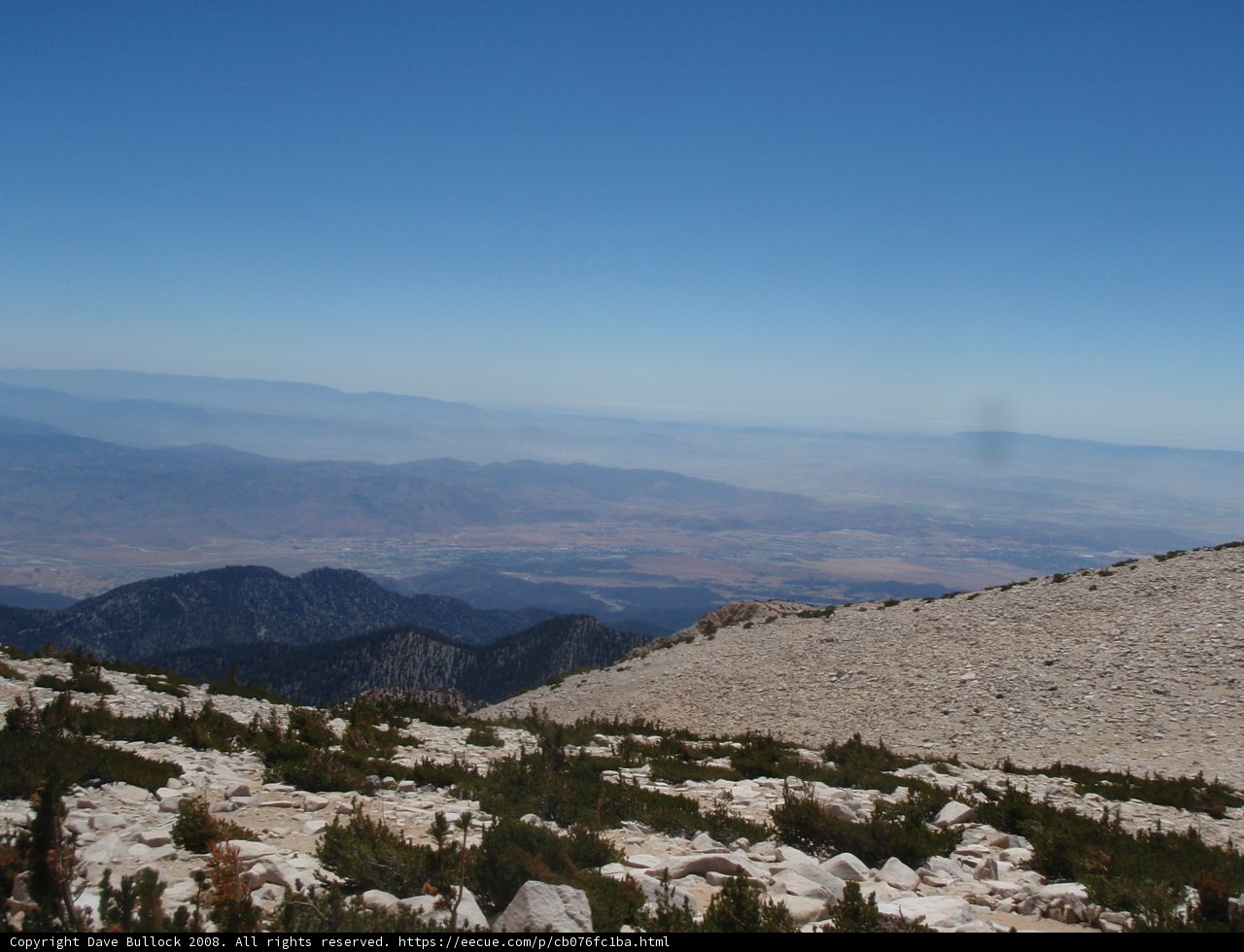 Summit View of Mt San Jose