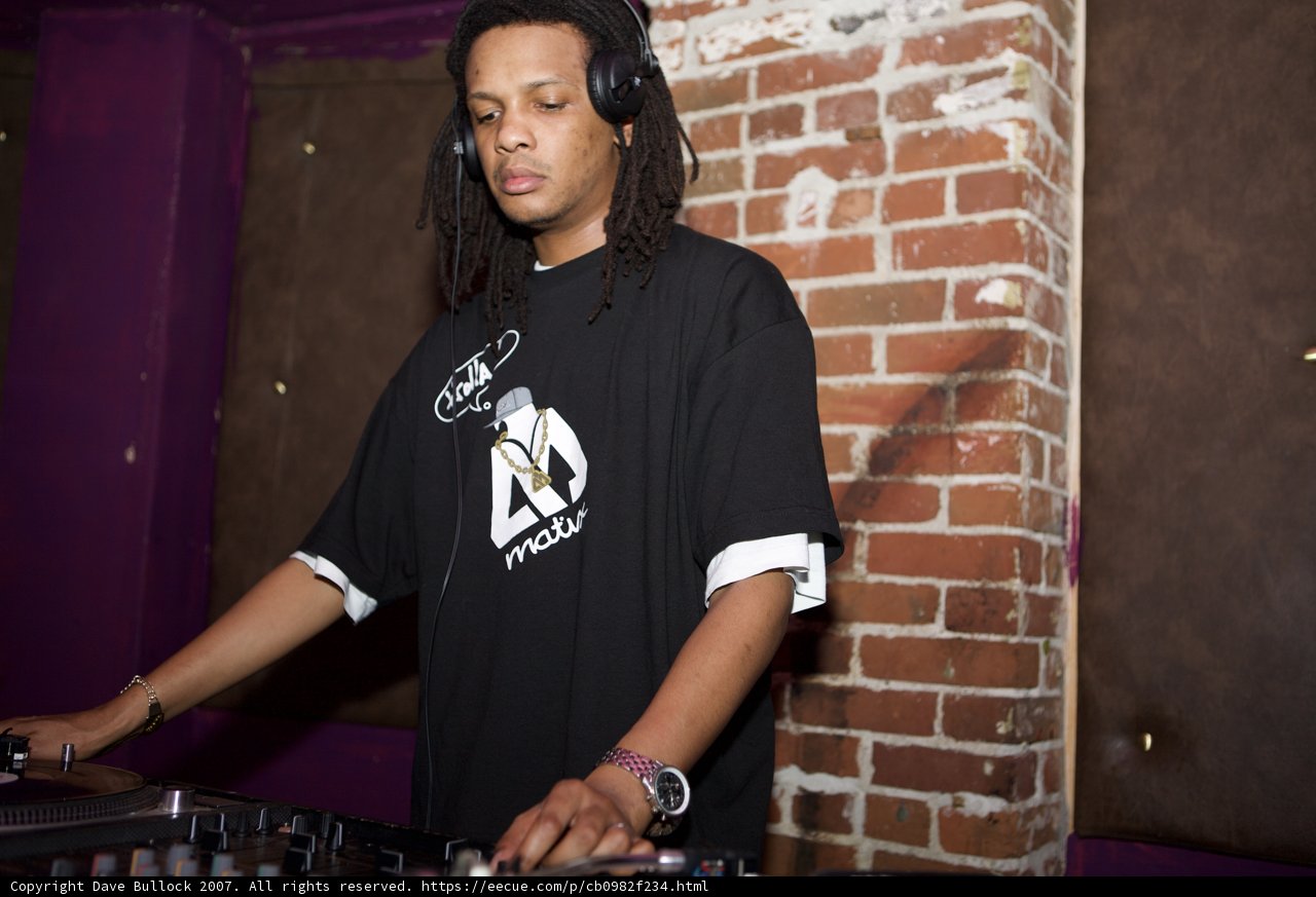Dreadlocked Deejay in Action