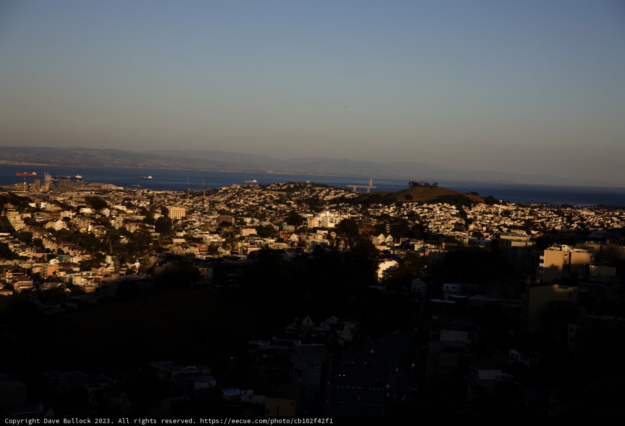 Panoramic City View from Above