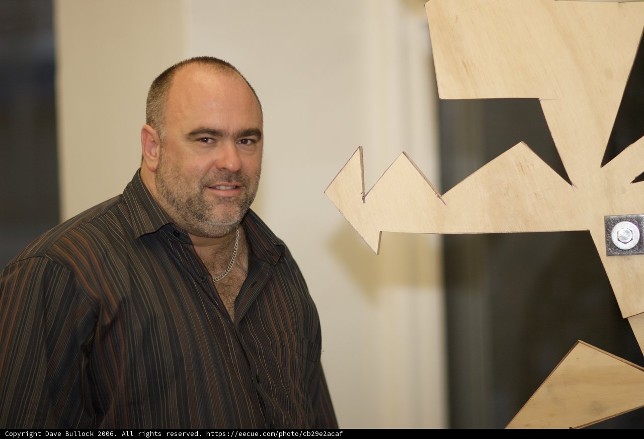 The Man and the Wooden Symbol