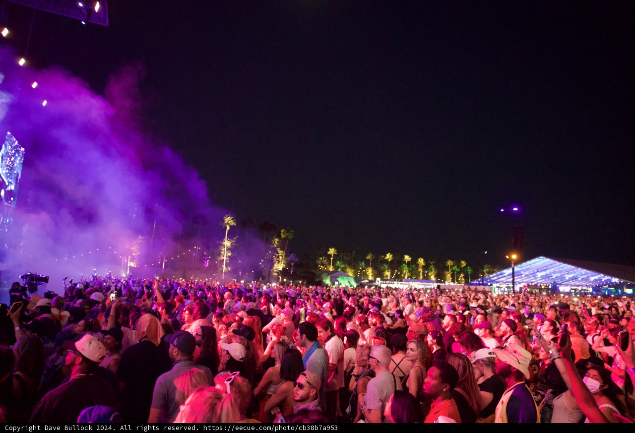 Enthralling Nights at Coachella 2024 - Week Two Crowds
