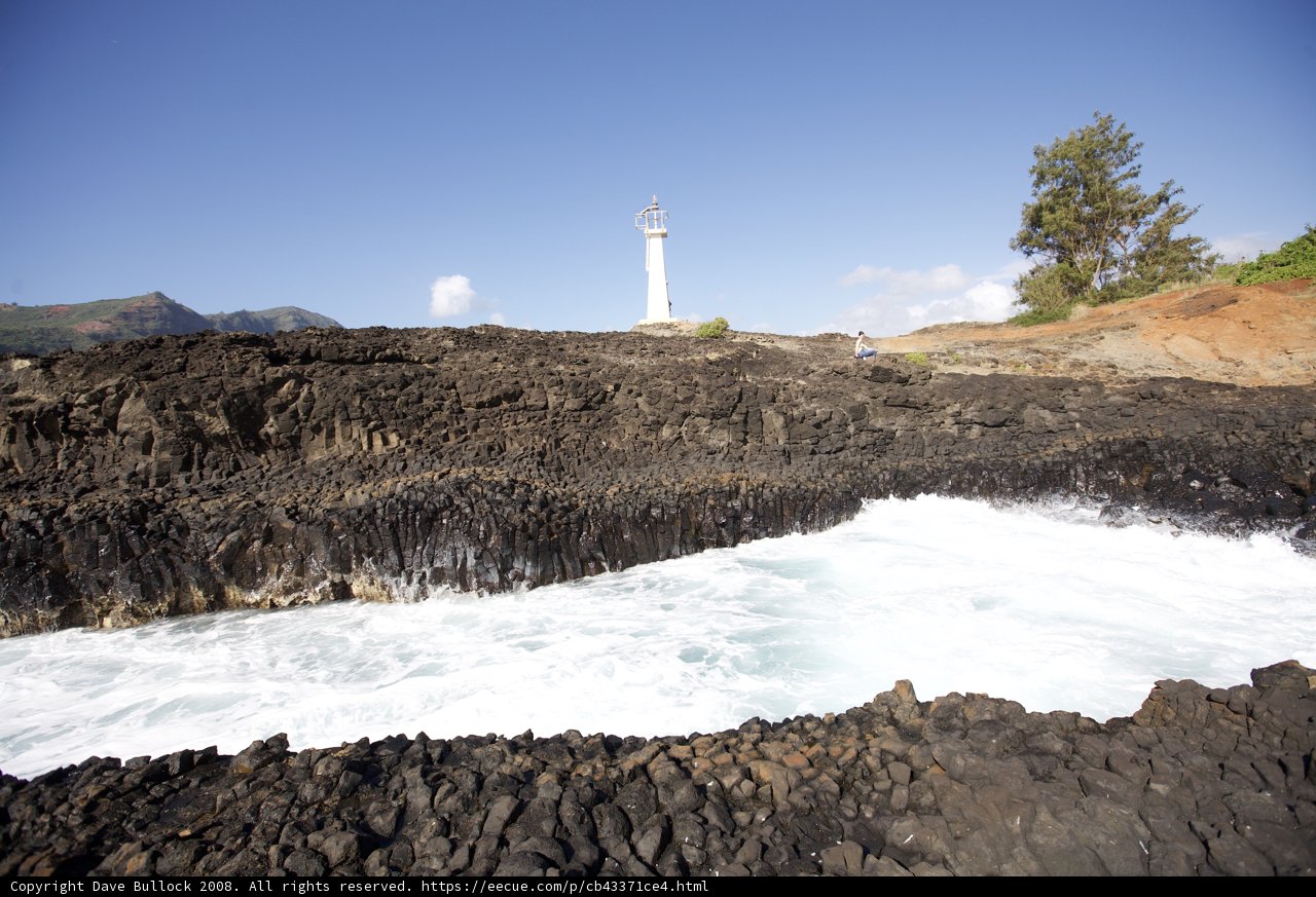 Majestic Beacon on Rough Seas