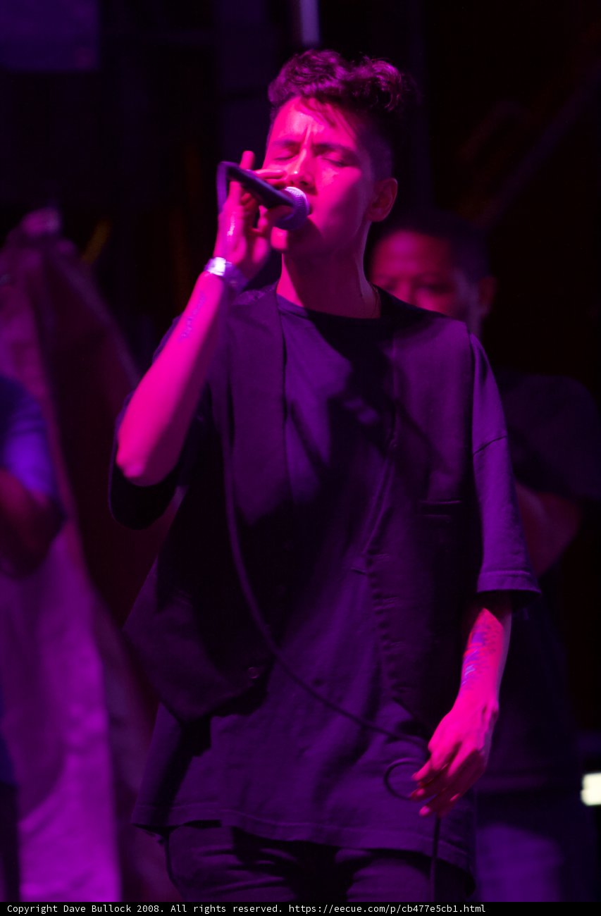 Entertainer on Stage at Urban Concert