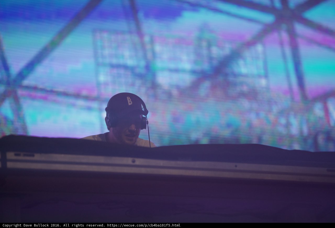 Sunglasses and Hat on Stage