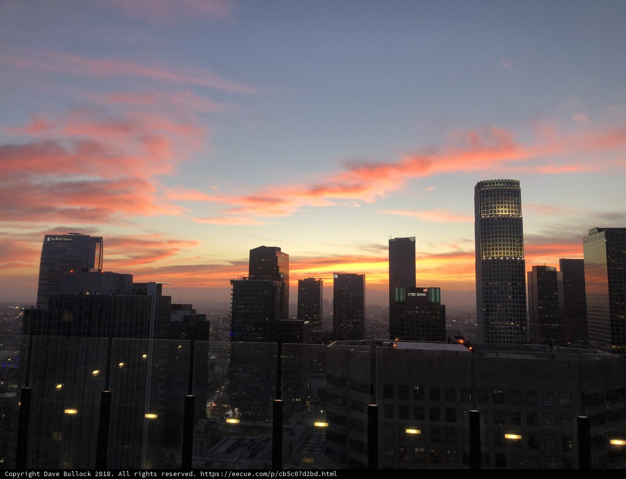 Urban Sunset Silhouette