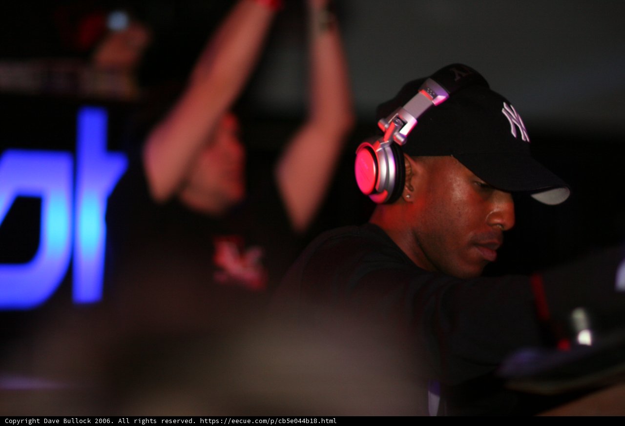 Party Deejay in Headphones