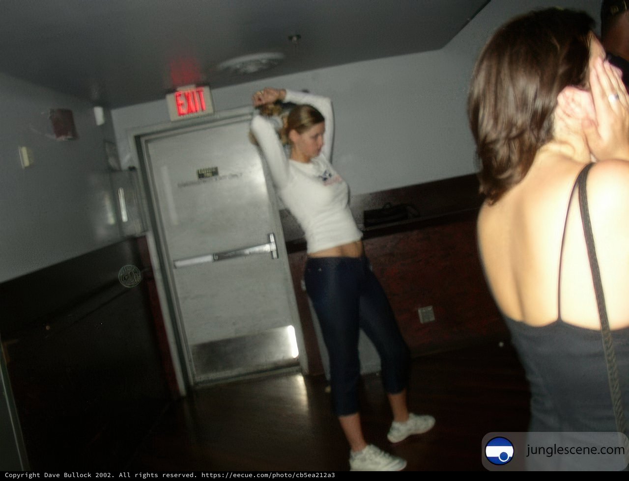 Hands Up in the Hallway