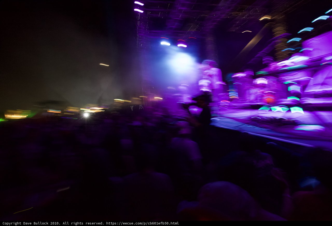 Blurry Nightlife Concert