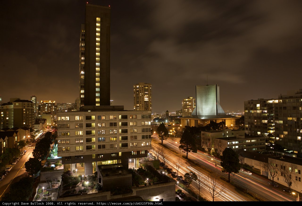 Night view of a bustling Metropolis