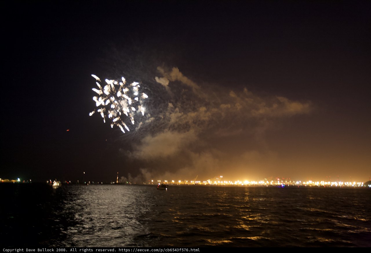 Fireworks Spectacular Over the Water