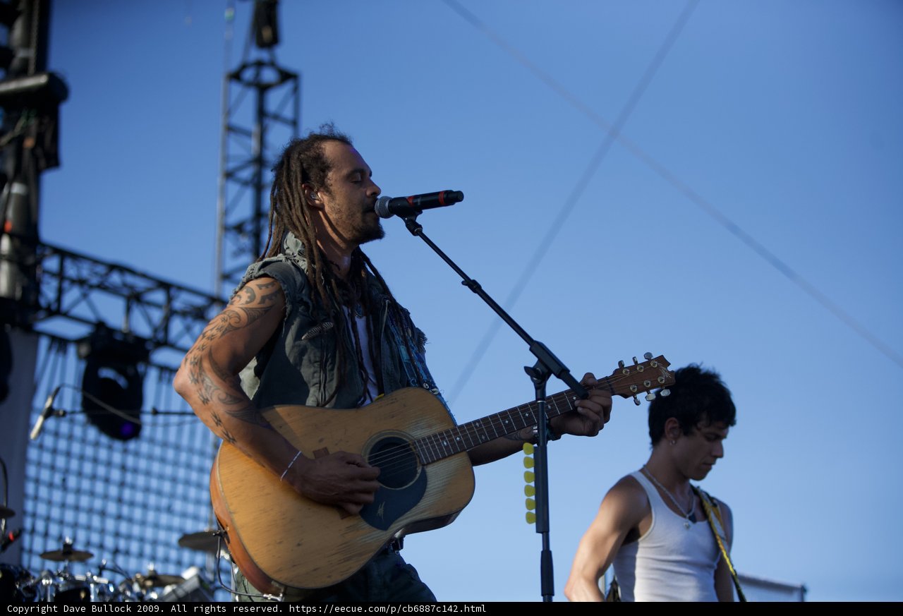 Michael Franti Serenades Coachella Crowd with Acoustic Guitar