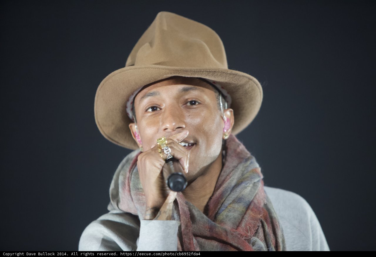 Pharrell Williams Rocks the Stage at the 2013 Grammys