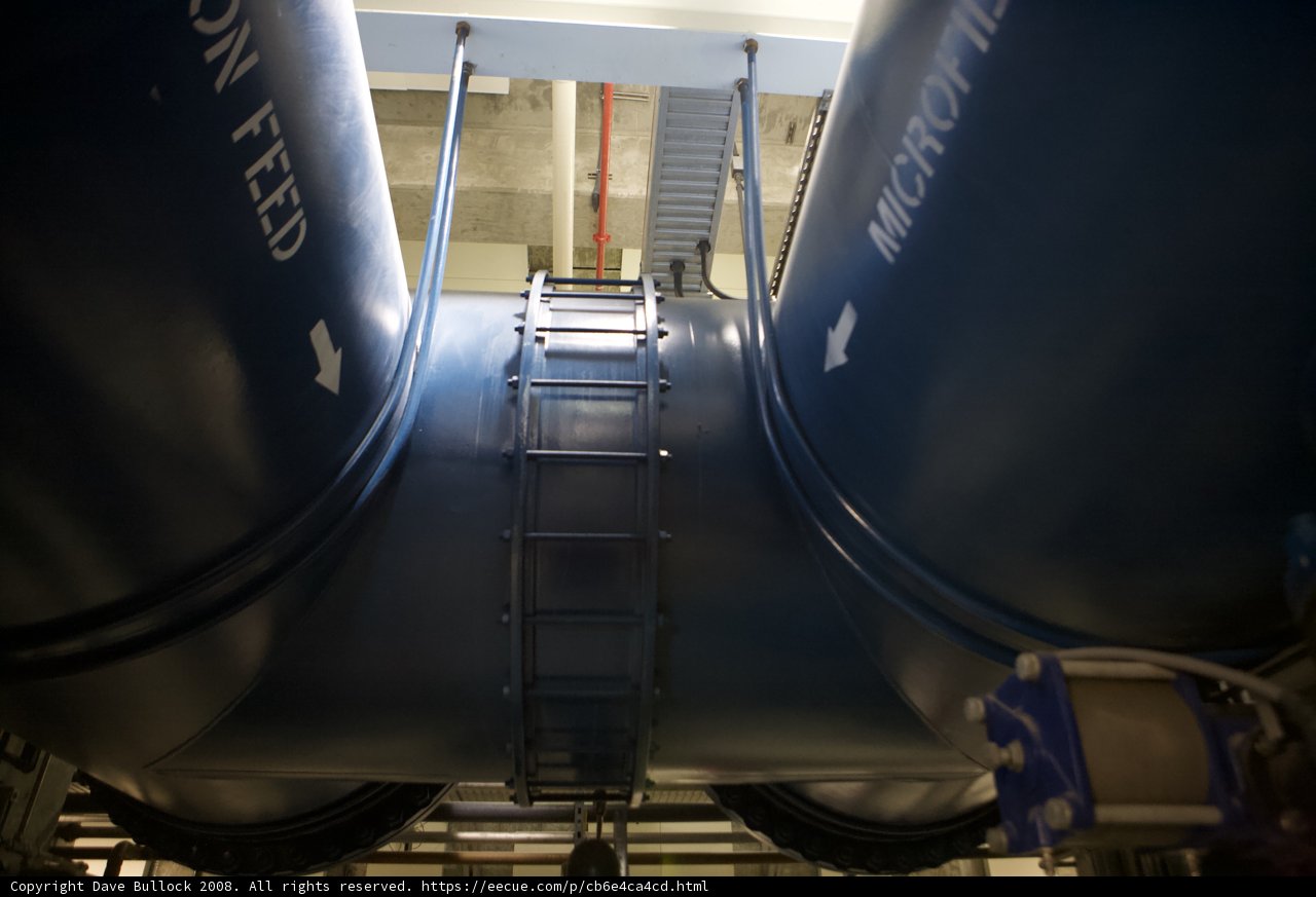 Blue Pipeline in the Factory