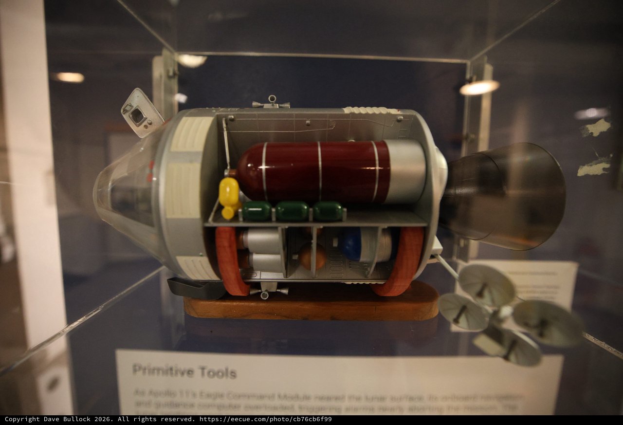 Apollo 11 Command Module Cutaway Display Model