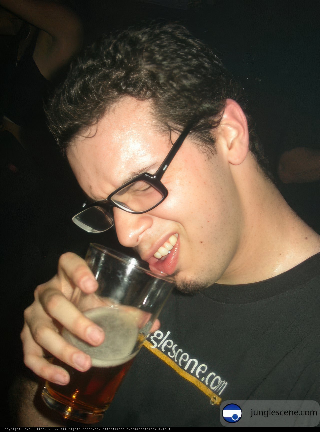 Dave enjoying a refreshing beer