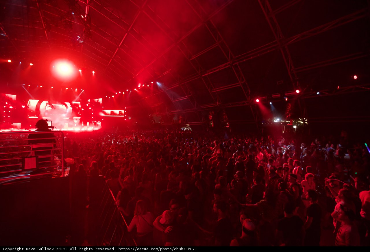 Red-Hot Crowd at Coachella Concert